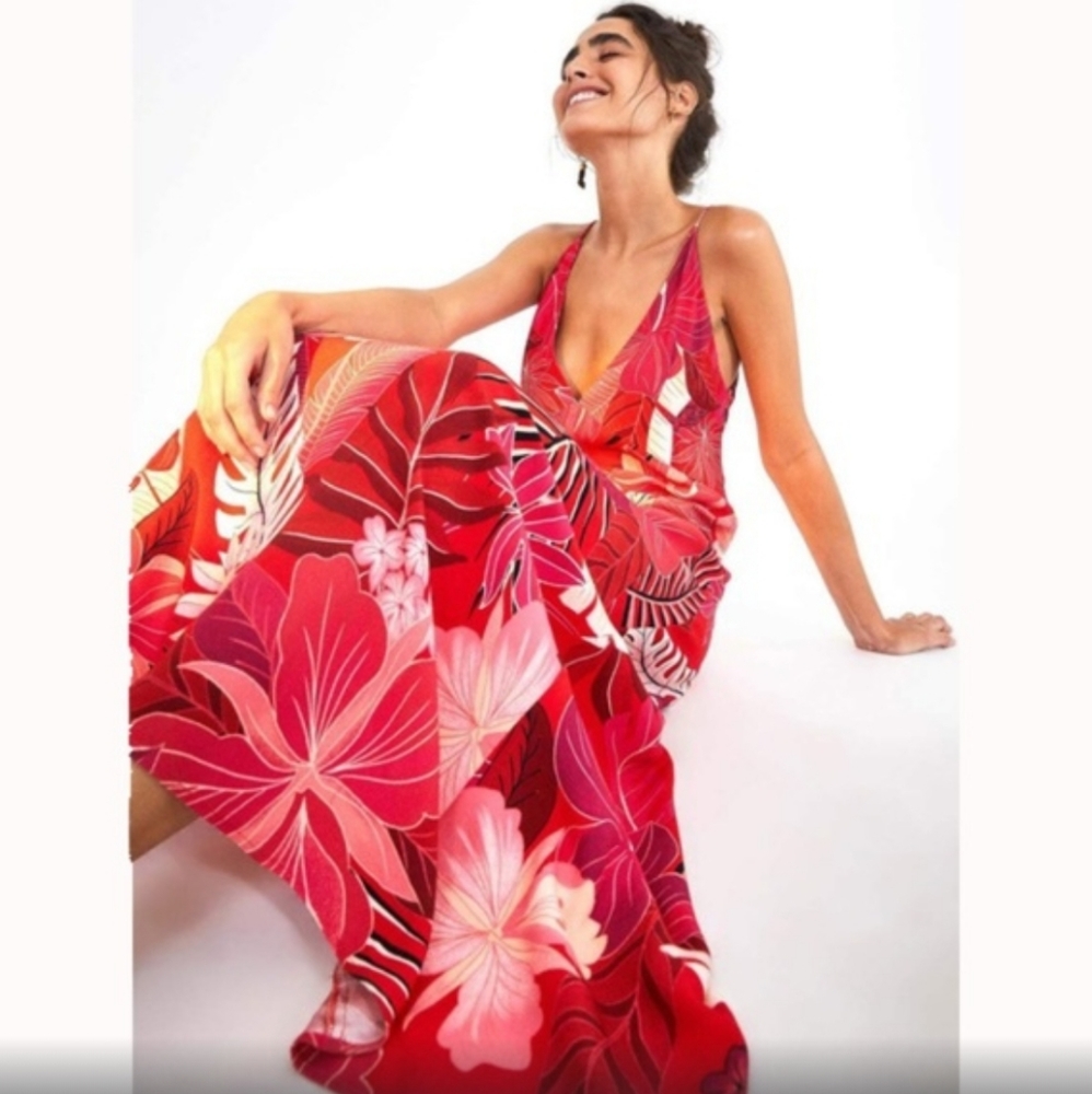 NWT Farm Rio Philipa Maxi Dress Size XS